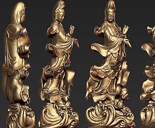 Buddha Chinese warrior