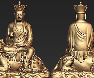 Chinese Buddha Statue Lion