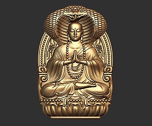 Buddha Wall Statue