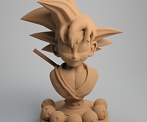 Dragon Ball Z Goku 3d Model