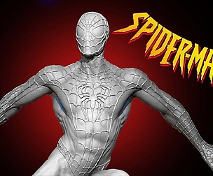 Spiderman 3d Model Toy Ready For 3D print