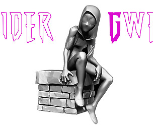 Spider Gwen 3d mOdel toy ready for 3d Print