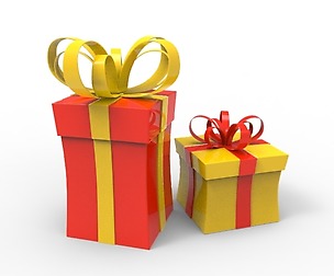 Christmas gift cartoon 3D model