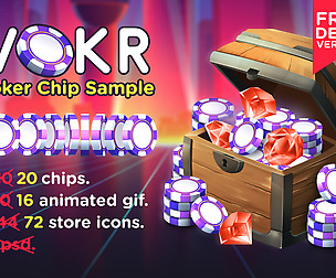 FREE Poker Chips Icon Set