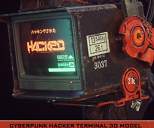 Hacker Terminal V1: PBR (Redshift&Octane)