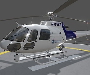 AS-350 US Customs And Border Protection Animated