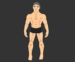 Game-Ready Stylized Male Basemesh
