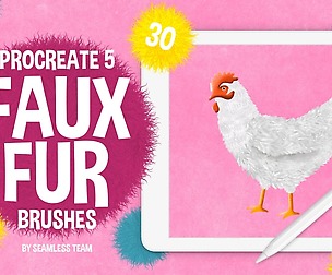Procreate 5 - Faux Fur Brushes