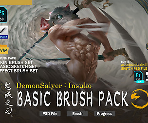 Insuko  YelloPackage - Brush, PSD, WIP