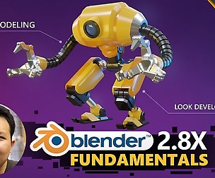 Blender 2.8x basic 3D modeling & look development