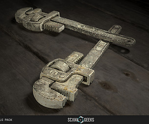 PipeWrench - Photogrammetry Asset 3D PhotoScan
