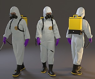 Biohazard Suit Female ACC 2130 001