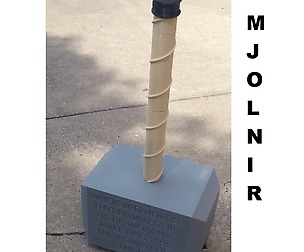 Four Piece Fullsize Mjolnir (Thor's Hammer)