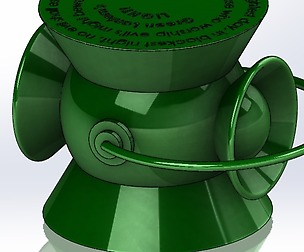 Green Lattern Lamp