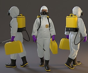 Biohazard Suit Female ACC 2130 002