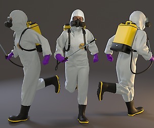 Biohazard Suit Female ACC 2130 003