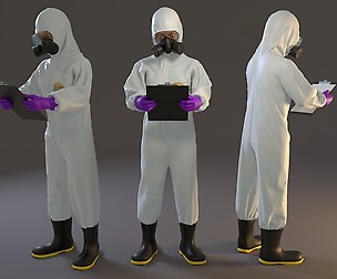 Biohazard Suit Female ACC 2130 008
