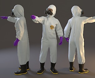 Biohazard Suit Female ACC 2130 009