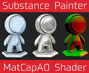 Custom GLSL Shader "MatCap with AO"