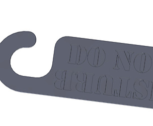 Do Not Disturb Door Hanger