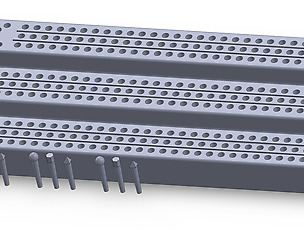 Cribbage Board with Pegs