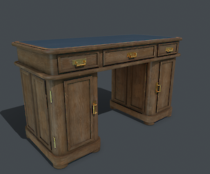 Old writing desk PBR