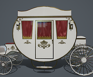Antique carriage PBR