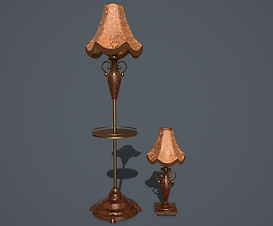 Floor lamp PBR