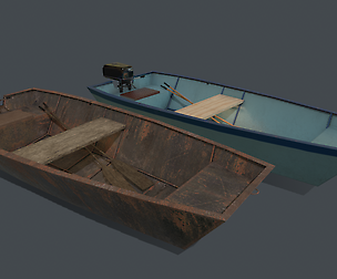 Metal boat PBR