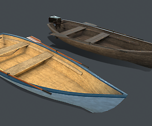Wooden boat PBR