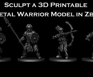 Sculpt 3D Printable Skeleton Warriors in Zbrush