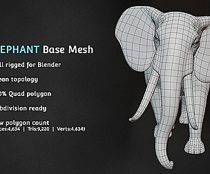 Elephant Base Mesh