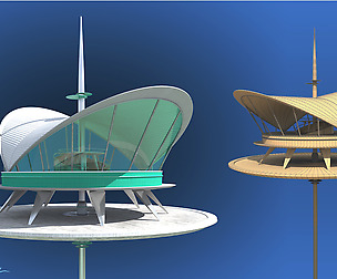 Futuristic Architecture Skyscraper #01