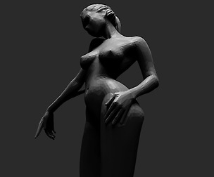 Low Poly Woman