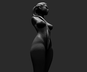 Low Poly Woman 3