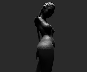Low Poly Woman 4