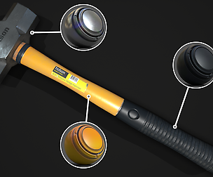 Sledgehammer Mesh + Textures + Smart Materials