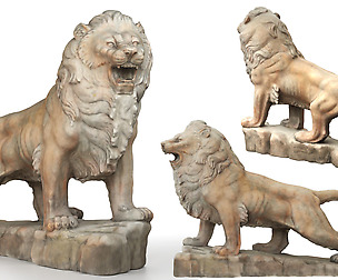 Lion statue