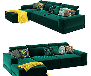 Ruby Hawaiian Sofa