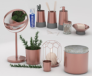 Bathroom Accessories copper 1