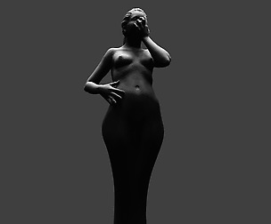 Low Poly Woman 9