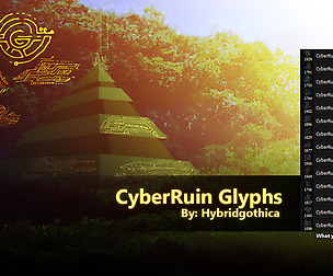 CyberRuin Glyphs Brushes.