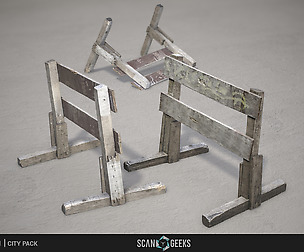 NoParkingStand_01 - Photogrammetry Asset PhotoScan