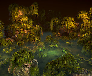 Swamp tussocks