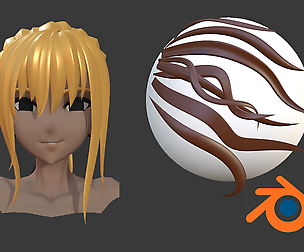 Blender curve hair