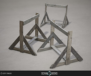 NoParkingStand 03 Photogrammetry Asset PhotoScan