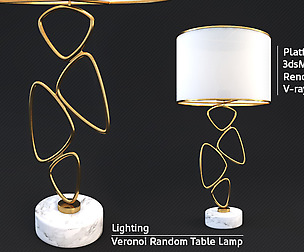 Veronoi Random Table Lamp