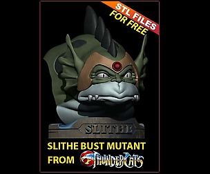 Thundercats Slithe/Reptilio STL 3D printing