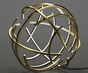 light sculpture atomic