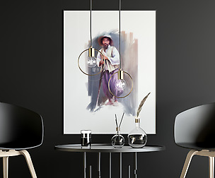 Printable digital wall art Photoshop painting